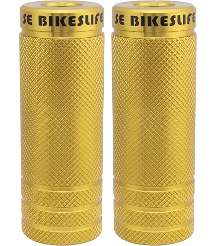 Amazon.com : SE BIKES WHEELIE PEGS 98mm RED STEEL 35mm